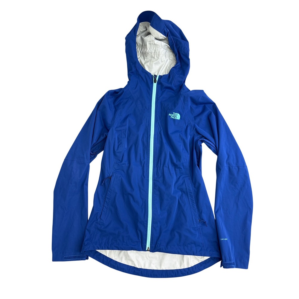 The North Face Womens DryVent Blue Hooded Rain Jacket NF0A3KTA Size Small